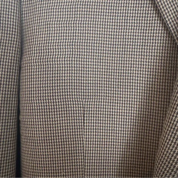 Jos. A. Bank Signature 48L Brown Houndstooth 100% Wool Sport Coat Blazer - Picture 2 of 9
